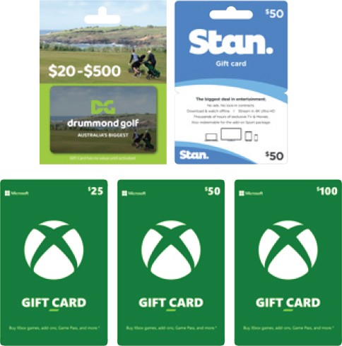Flybuys 20x Points on Drummond Golf, Stan and $25, $50 & $100 Xbox Gift Cards