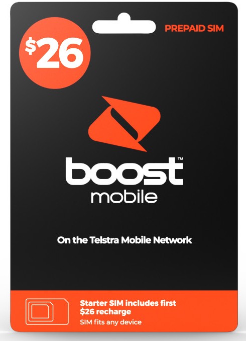 Boost Mobile $26 Sim Pack