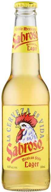 Sabroso Mexican Lager Bottles 24x330mL