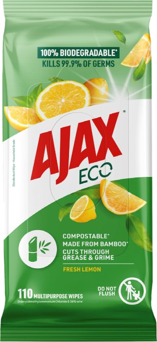 Ajax Multipurpose Wipes 110 Pack Selected Varieties*