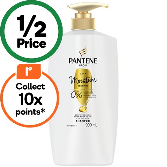 Pantene Shampoo or Conditioner 900ml