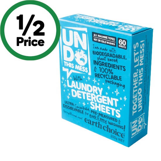 Undo This Mess Laundry Sheets Pk 60