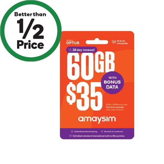 amaysim $35 Starter Pack‡