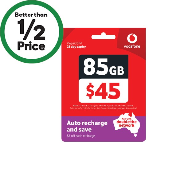 Vodafone $45 Starter Pack§