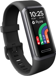 Ryze Elevate Smart Watch - Black/Green