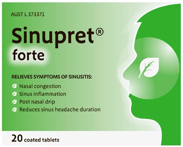 Sinupret Forte 20 Coated Tablets