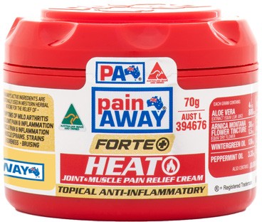 Pain Away Forte+ Heat Joint & Muscle Pain Relief Cold Cream 70g