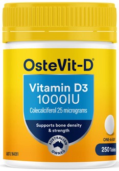 OsteVit-D Vitamin D3 1000IU 250 Tablets