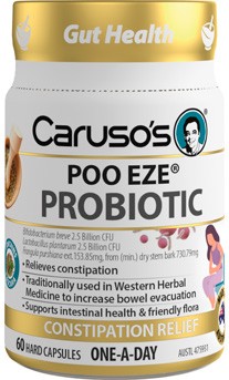 Caruso’s Poo EZE Probiotic 60 Capsules