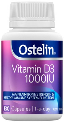 Ostelin Vitamin D3 1000IU 130 Capsules