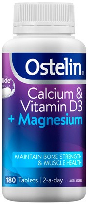 Ostelin Calcium & Vitamin D3 + Magnesium 180 Tablets
