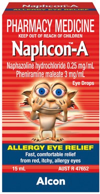 Naphcon-A Allergy Eye Relief Drops 15mL