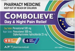 Combolieve Day & Night Pain Relief 24 Tablets