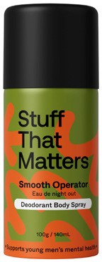 Stuff That Matters Smooth Operator Deodorant Body Spray 100g
