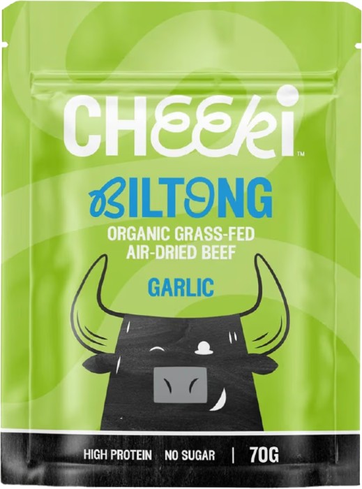 Cheeki Biltong Garlic 70g