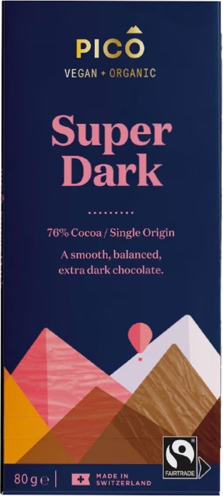 Pico Organic Chocolate Super Dark 80g