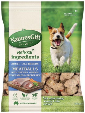 Nature's Gift Meatballs Dog Food 700g