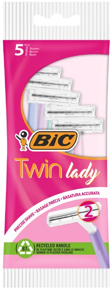 BIC Twin Lady Disposable Female Shaver 5 Pack