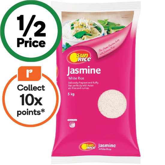 SunRice Jasmine Rice 5 kg