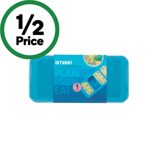 Smash Reusable Freezer Prep Cubes 1 Cup