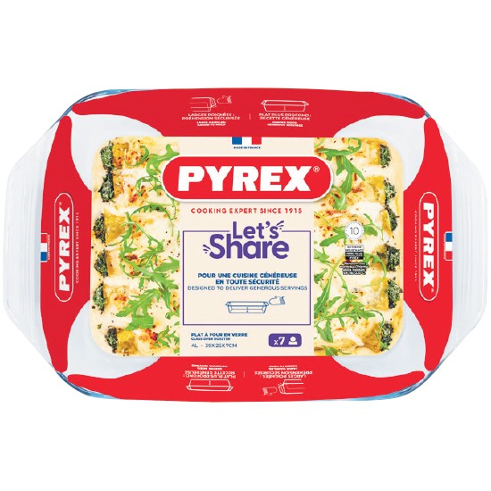 Pyrex Let’s Share Rectangular Roaster 4 Litre