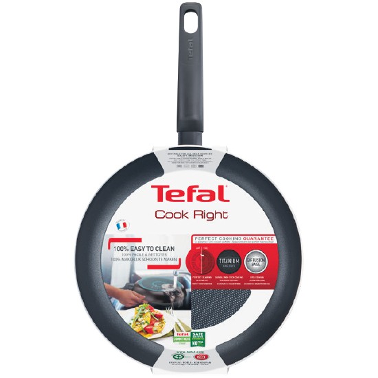 Tefal Cook Right Black Frypan 32cm