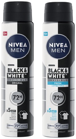 Nivea Derma Control 72h Active Protection Anti‑perspirant Spray 250mL Selected Varieties