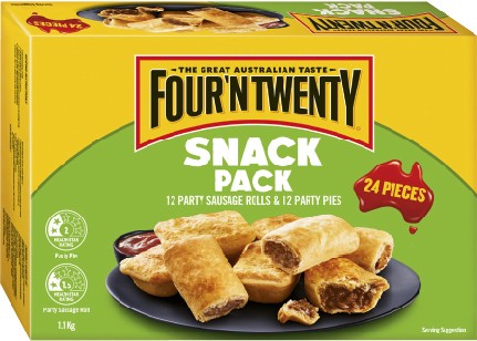 Four’N Twenty 24 Pieces Snack Pack