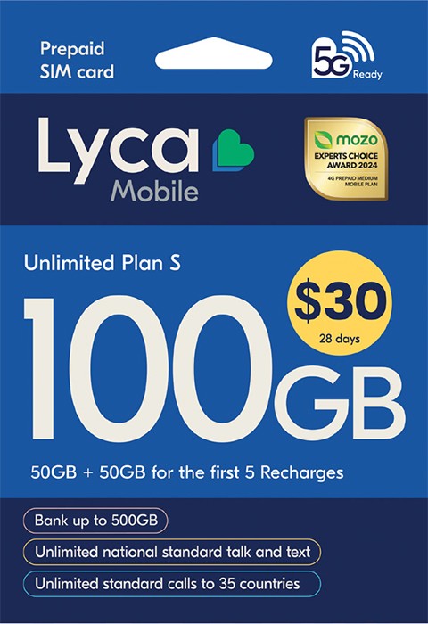 Lyca $30 Starter Pack