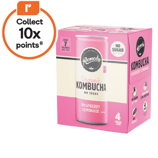 Remedy Kombucha 4 x 250ml