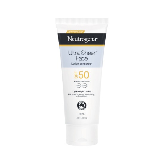 Neutrogena SPF 50 Ultra Sheer Face Sunscreen Lotion 88ml‡