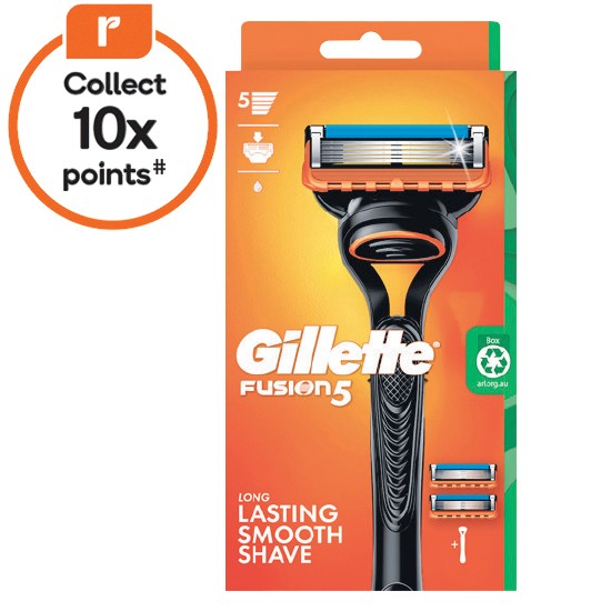Gillette Fusion 5 Razor Handle with 2 Cartridges