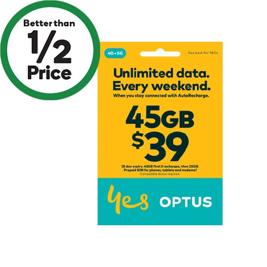 Optus $39 SIM Starter Kit‡