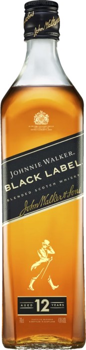 Johnnie Walker Black Label 12 Year Old Blended Scotch Whisky 700mL