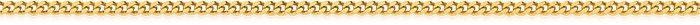 9ct Gold 55cm Solid Curb Chain