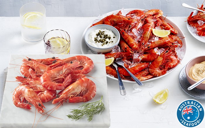 Coles Australian Thawed Cooked Extra Large Black Tiger Prawns