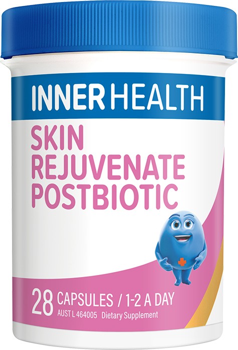NEW Inner Health Skin Rejuvenate Postbiotic 28 Capsules*