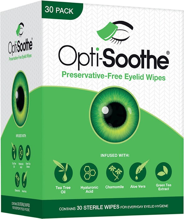 Opti-Soothe Eyelid Wipes 30 Pack*