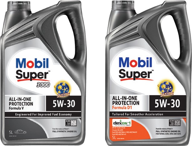 SELECTED Mobil ALL-IN-ONE PROTECTION 5W-30 5L ENGINE OILS^