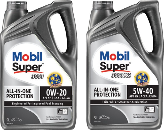 Mobil ALL-IN-ONE PROTECTION 0W-20 OR 5W-40 5L ENGINE OILS^