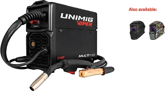 Unimig Viper Multi 135 Multiprocess Welder
