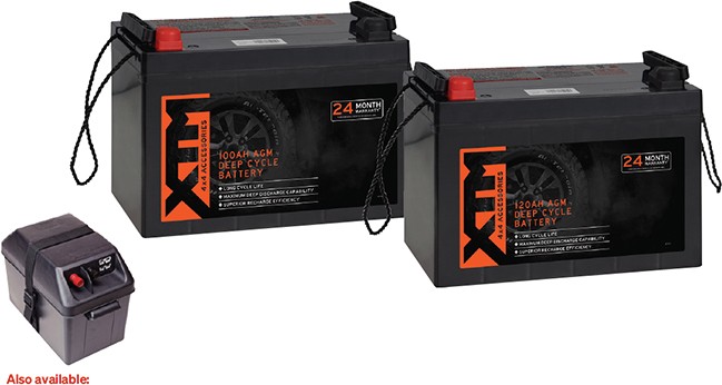 XTM 100AH & 120AH AGM Deep Cycle Batteries^