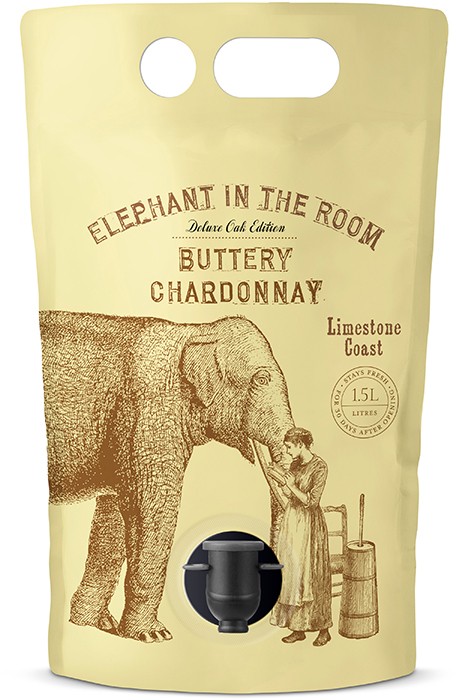 NEW Elephant In The Room Buttery Chardonnay Bagnum 1.5L