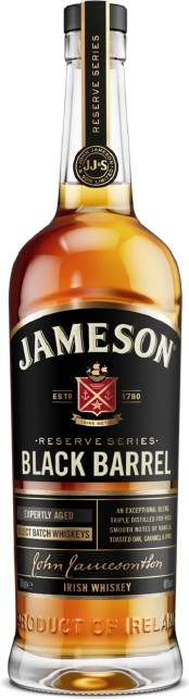 Jameson Black Barrel Blended Irish Whiskey 700mL