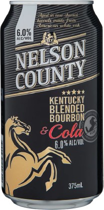 Nelson County 6% Bourbon & Cola Cans 375mL