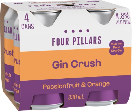 NEW Four Pillars Gin Crush Cans 330mL