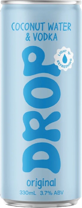 Drop Coconut Water & Vodka Cans 330mL