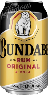 Bundaberg Rum & Cola Cans 10 Pack 375mL