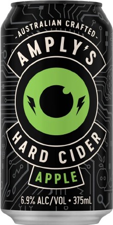 Amplys Hard Apple Cider 6.9% Can 375mL