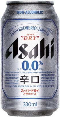 Asahi Super Dry 0.0% Cans 330mL